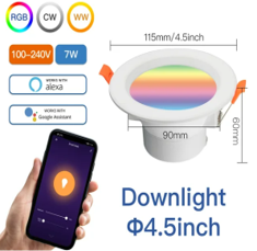7 and 10 watts smart RGB LED Ceiling flush light